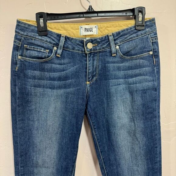 Paige Jimmy Jimmy Crop Denim Jeans Size 25 - Picture 2 of 8